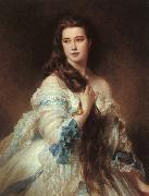 Portrait of Madame Barbe de Rimsky-Korsakov Franz Xaver Winterhalter